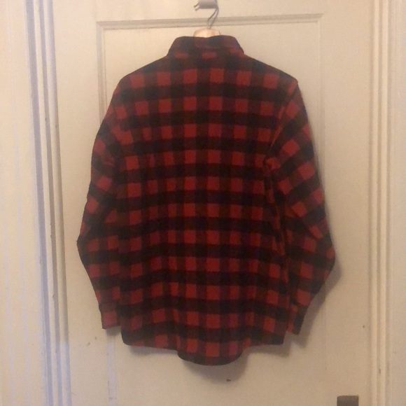 Vintage Melton Wintermaster Buffalo Plaid Wool Button-up Shirt - Picture 6 of 12